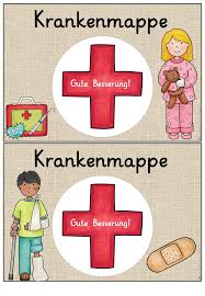 Krankenmappe Unterrichtsmaterial Im Fach Fachubergreifendes Unterrichtsmaterial Kind Krank Krank
