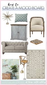 How To Make A Mood Board At Home With Ashley Interior Design Mood Board Decorating On A Budget Blogger Decor