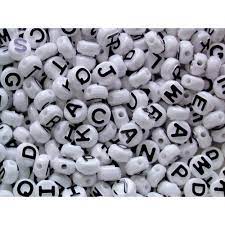 Jewelry made with greek letter beads in 925 sterling silver are a great way . Educational Colours Pony Beads Alphabet Assorted 350 Pack Officeworks