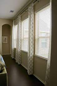 White Blinds Window Treatments Living Room Curtains Living Room Living Room Windows