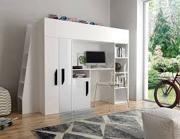 Kinderhochbett Delta Kinder Hochbett Mit Schrank Und Schreibtisch Single Loft Bed Loft Bed Cabin Beds For Kids