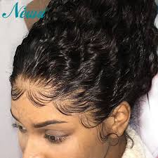 The front of this wig uses an ear to ear lace frontal which makes the wig more natural and lace front human hair wig tangle free and shedding free. Newa 13x6 Lace Front Human Hair Wigs With Baby Hair Curly Pre Plucked Lace Front Wigs For Black Women Brailian Remy Lace Wigs Wig With Baby Hair Wig Withewigs Lace Wig Aliexpress