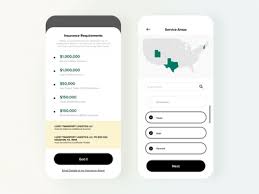 Find fuel, lodging, shopping, food, healthcare services, auto parts stores and more for every exit on your route. Trucking App Driver Concept 1 Insurance Map By Ajay Shekhawat On Dribbble