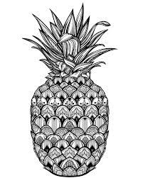 Download and print these pineapples coloring pages for free. Pineapple Pictures To Color De Stress Your Life Cn J