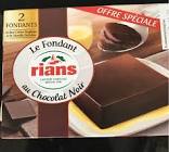 Le Fondant Au Chocolat Noir