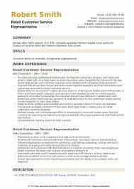 Build my cover letter now Retail Customer Service Representative Resume Samples Qwikresume