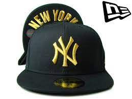 ニューエラ new era 59fifty new york yankees アンダーバイザーny ブラックxゴールド ニューヨーク nyc ｎｙ gold black 黒 under visor mlb ヤンキース 刺繍 あす楽 楽天市場 baseball hats hats cap