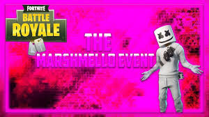 New Fortnite Marshmello Event Fortnite Battle Royale Fortnite Youtube Videos Battle