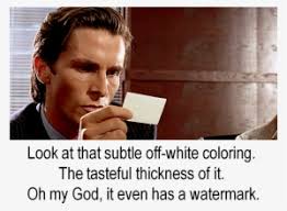 Posted by 5 years ago. Look At That Subtle Off White Coloring American Psycho Business Card Quote Png Image Transparent Png Free Download On Seekpng