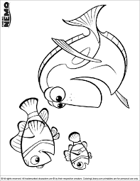 Beautiful finding nemo coloring page. Finding Nemo Printable Coloring Page Coloring Library