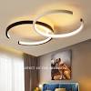 Island chandeliers feature a modern open. 3