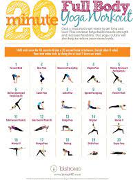 Then after sometime, the testing phase starts. 20 Minute Full Body Yoga Workout Guide Infographic Daily Infographic Full Body Yoga Workout Yoga Routine Easy Yoga