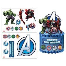 Avengers Cake Topper Scene Festa Vingadores Lembrancinhas Festa De Super Herois Bolo Dos Vingadores