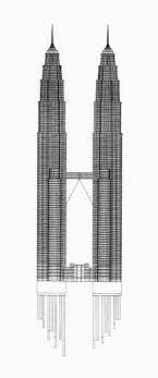 Petronas twin towers + construction details. Design Structure The Towers Petronas Twin Towers