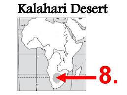 Deserts the san of the kalahari 7hsied kalahari desert map, southern africa [geography awareness week 11. Map Activator Answer The Questions On Your Handout