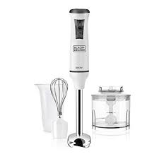 Black Decker Bxhba600e Mixeur Plongeant Acier Inoxydable Blanc Mixeur Verre Doseur Acier Inoxydable
