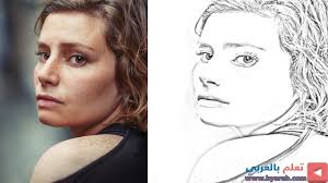 طريقة تحويل الصورة الى رسم بالرصاص باستخدام الفوتوشوب Convert Photo To Pencil Drawing In Phot Male Sketch Portrait Portrait Tattoo