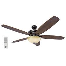 Turn off the electricity to the ceiling fan by switching off the power at the breaker or fuse box. Harbor Breeze Aberly Cove 60 In Bronze Indoor Ceiling Fan With Light And Remote 5 Blade In The Ceiling Fans Department At Lowes Com