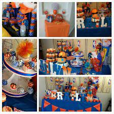 Baby shower decorations have come a long way! Basketball Themed Baby Shower Sports Baby Shower Boy Baby Shower Themes Basketball Baby Shower