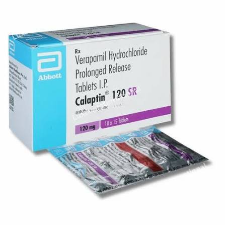 CALAPTIN Verapamil 120 mg SR Tablets at ₹ 140/strip | Pharmaceutical Tablet in Raipur | ID: 2859066045391