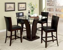 Find the perfect home furnishings at hayneedle, where you can buy online while you explore our room designs and curated looks for tips, ideas & inspiration to help you along the way. 48 Manhattan Glass Counter Height Dining Table W Chairs