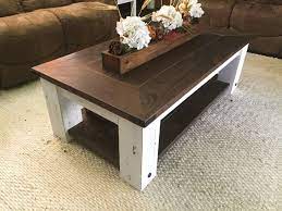 This coffee table totally speaks farmhouse to me. 30 Easy Diy Farmhouse Coffee Table Projects With Free Plans Joyful Derivatives