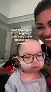 Keke Wyatt Laughter Over Baby's New Glasses