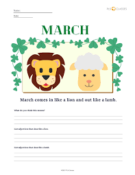 Take a mouse insects july 4th kings and queens kissing hand kites kwanzaa ladybugs lambs lions in like a lamb out like a lion literacy ideas magnet mosaics. Free Printable In Like A Lion And Out Like A Lamb Pls Classes