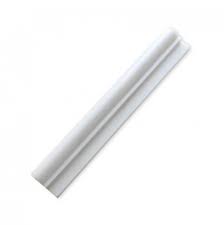 Shop all chair rail & friezes now. Flooring Tiles 2x12 White Carrara Ogee Chair Rail Profile Molding Wall Trim Tile Bath Kitchen Home Garden