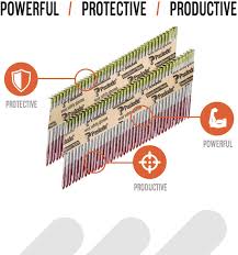 It's not feasible for home depot to stock every nail made, the most common sizes for the local market are stocked. Paslode 650385 Round Head 3 Inch By 120 By 30 Degree Paper Tape Collated Ring Shank Hot Dipped Galvanized Framing Nails For Framing Nailers 2 000 Per Box Buy Online At Best Price In Uae Amazon Ae