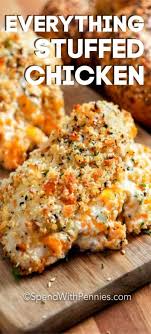 Everything Cream Cheese Stuffed Chicken Recipe Is So Easy To Make And Full Of Flavor Chicken And Cheese Recipes Recipes Chicken Recipes