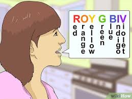 Also ist violett quasi unterteilt in violett und einem mehr bläulichen violett Sich Die Farben Des Regenbogens Merken Wikihow