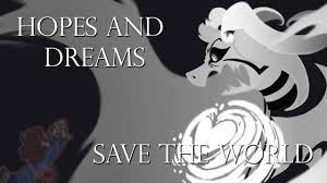 Dream!sans hopes and dreams utfan undertale fanart my art. Hopes And Dreams Save The World Instrumental Mix Cover Undertale Youtube
