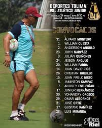 The compact squad overview with all players and data in the season overall statistics of current season. Previa Deportes Tolima Vs Junior De Barranquilla Partido Por El Respeto De Un Pais Vavel Colombia