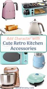 Cute stone toy tea set. Adding Character Cute Retro Kitchen Accessories A Nod To Navy