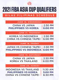Näytä lisää sivusta fiba asia cup facebookissa. Schedule Gilas Pilipinas At Fiba Asia Cup Qualifiers