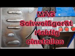 Compare las ofertas y compre tu maquina de segunda mano de dalex aqui! Mag Schweissgerat Richtig Einstellen Youtube