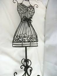 Pin By April Luck On Floral Shop Boutique Ideas Wire Mannequin Wire Dress Form Black Metal Dress