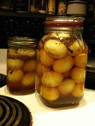 Reduce heat and simmer for 5 minutes. Soup Spoons And Grease Fires Sweet Pickled Eggs Pickled Eggs Pickled Eggs Recipe Canning Recipes