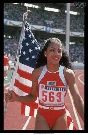 She set the world records in 1988 for both the 100m and 200m, both of which still stand. Yaabb079 Olympics Olympic Results Summer Olympics