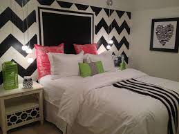 Bold And Happy Girls Room Chevrons Black White Kids Bedroom Inspiration Bedroom Decor Room Makeover