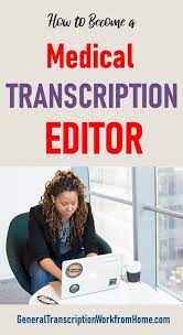 How To Become A Medical Transcription Editor Work From Home Jobs Online Jobs Side Hustles Medical Transcription Medical Transcription Jobs Medical Transcriptionist