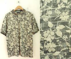 Cheap shirt, buy quality women's clothing directly from china suppliers:trendyol brown floral pattern shirt twoaw20go0365 enjoy free shipping worldwide! Vintage 90s Floral Polo Button Up Shirt Gem