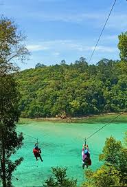 Coral flyer zip line borneo. Kota Kinabalu 3 0 Coral Zipline Pulau Gaya Sapi Taman Laut Tunku Abdul Rahman Life Is About Passions Thank You For Sharing Mine Ms