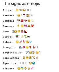 Regardless of whether you believe in any of the astrological stuff that's popular these days, the cancer emoji is a dead ringer for the number 69, better known as everyone's. Signs As Emojis Zodiac Sign Traits Zodiac Signs Scorpio Zodiac Signs