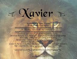 Xavier Jpg 847 654 Names With Meaning Names Book Of Matthew