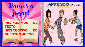Instrucciones de juego didáctico llamado didactómbola. Vamos A Jugar Preparamos El Texto Instructivo De Nuestro Juego Youtube