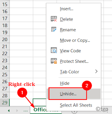 how to get back missing sheet tabs in microsoft excel