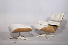 When the set was introduced in 1956, there was nothing like it, and there is still nothing to equal it. White Leather Herman Miller Eames Lounge Chair And Ottoman Armchairs Yadea