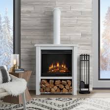 Modern fireplaces or designer stoves, feature wall wood burning , gas stoves or even fires that have a big impact on a room, to the extent that they become larger than a meer appliance they become a. Contemporary Electric Fireplace Options Centsational Style
